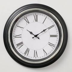 Ceas de perete negru/alb Ø40 cm Baltimore Boltze