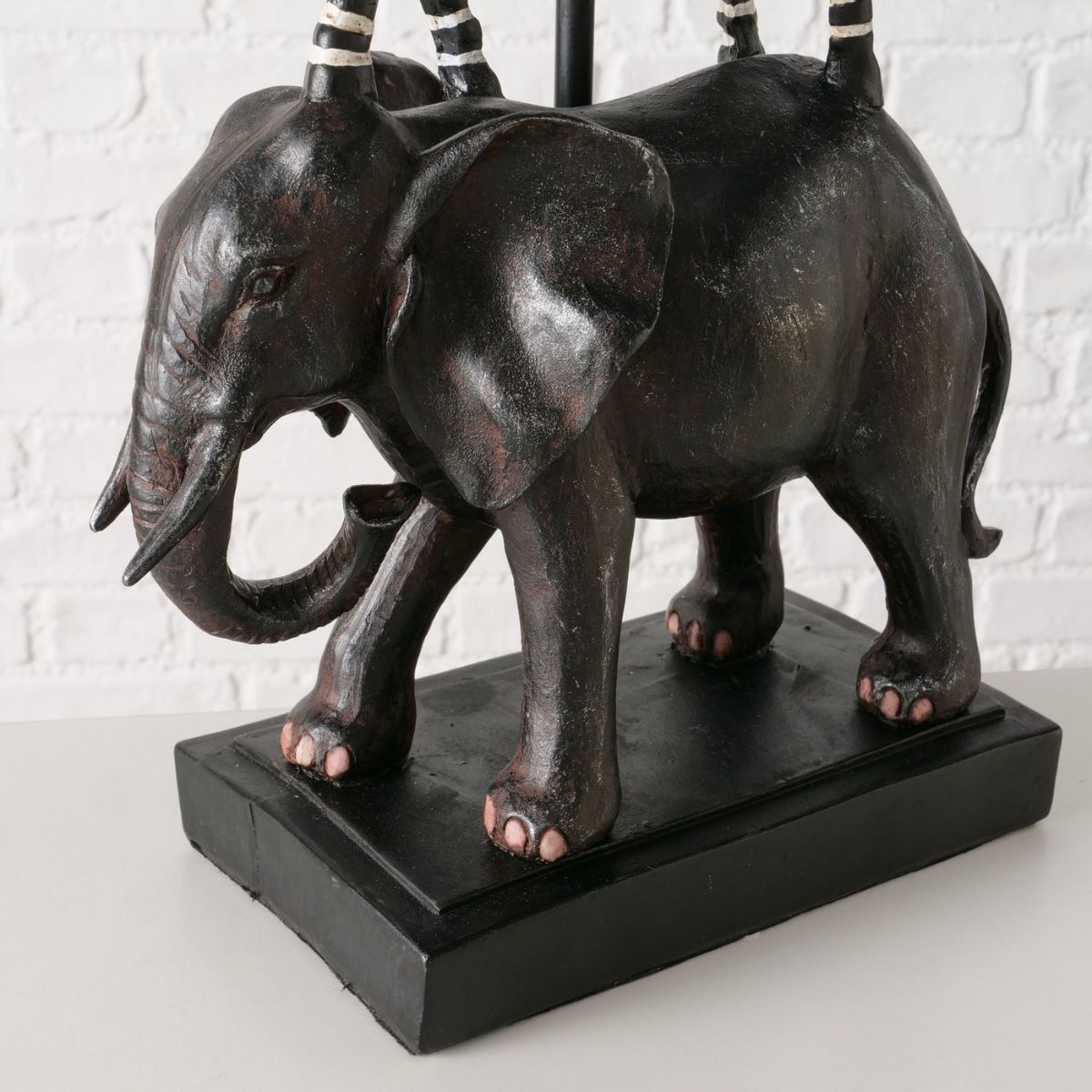 Veioza 64,5 cm neagra din polirasina si plastic Zumo Boltze, 4, hectarul.ro