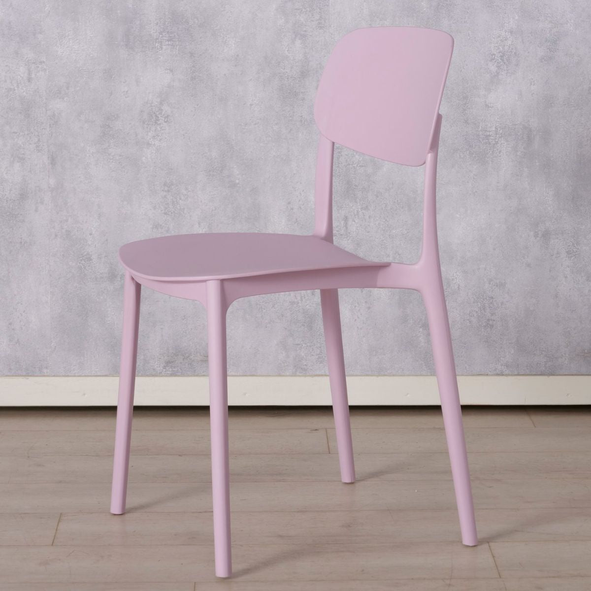 Scaun de bucatarie lila pastel din plastic Primus Boltze, 2, hectarul.ro