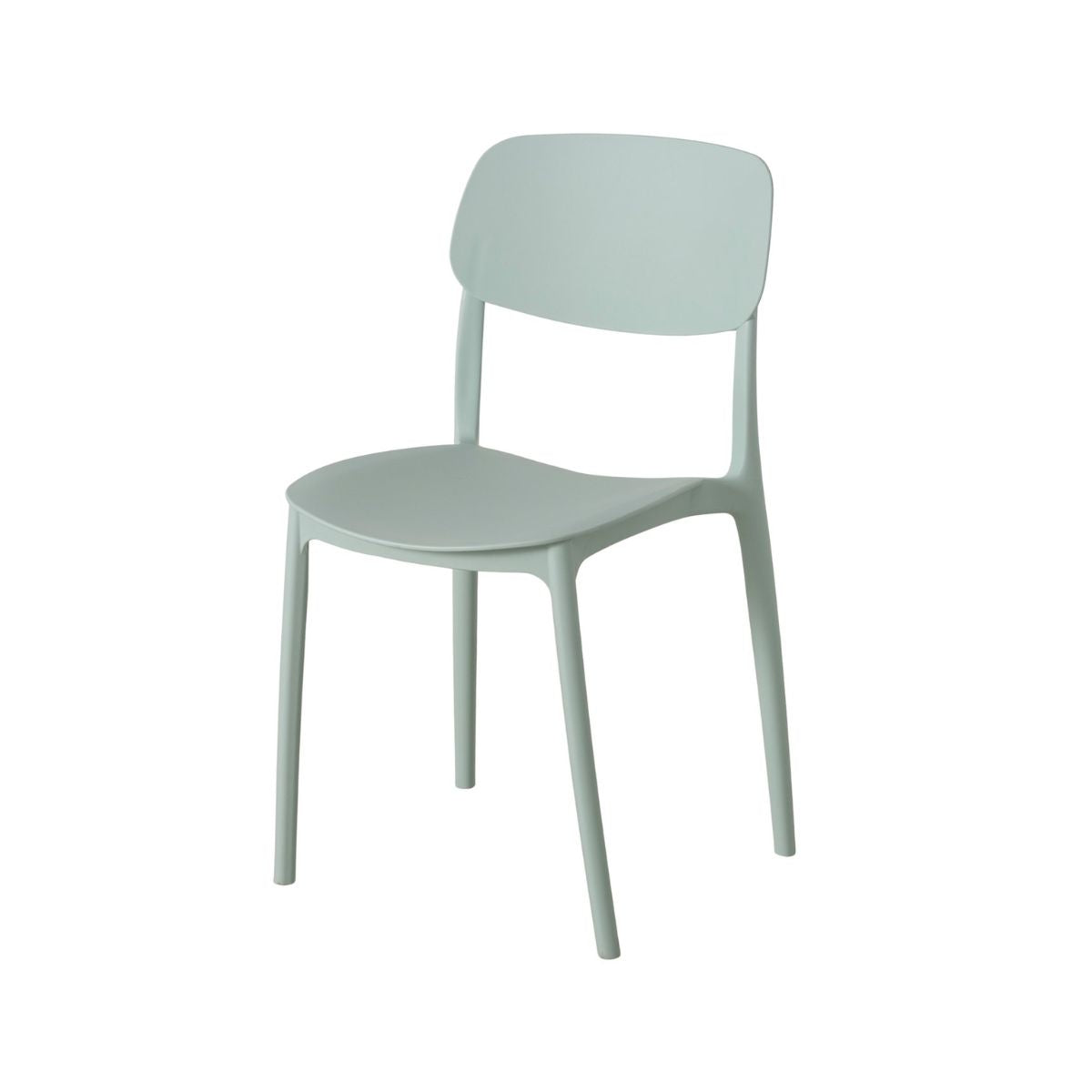 Scaun de bucatarie verde pastel din plastic Primus Boltze