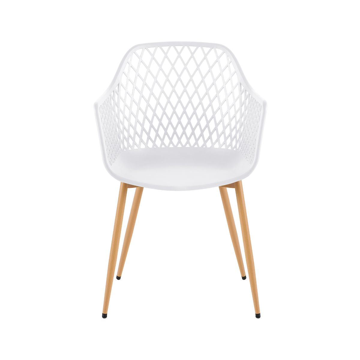 Scaun dining alb din polipropilena si metal Diamond Haro, 3, hectarul.ro