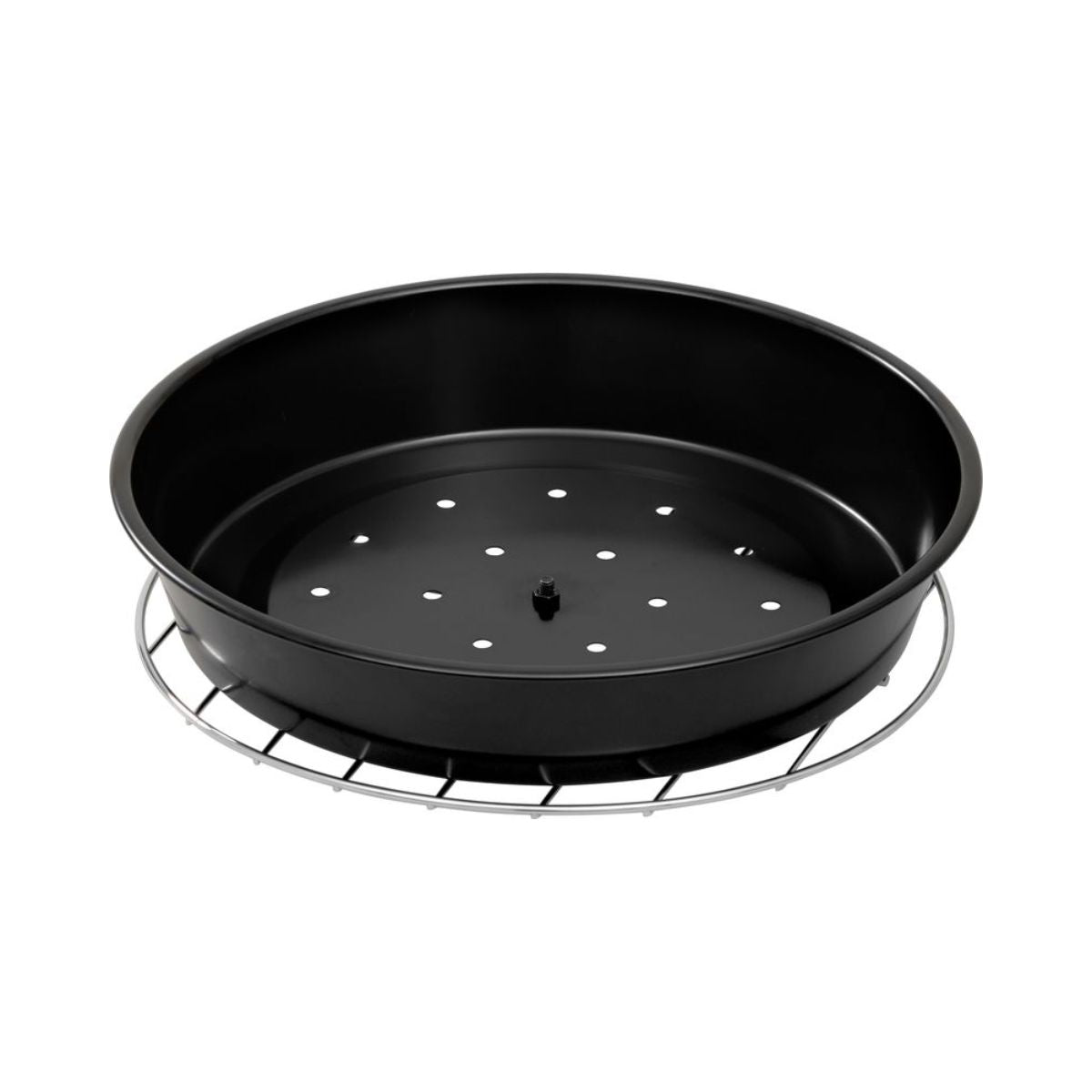 Gratar cu capac, pe carbuni, Strend Pro Niko BBQ, Ø37 cm, otel vopsit, portabil, 5, hectarul.ro