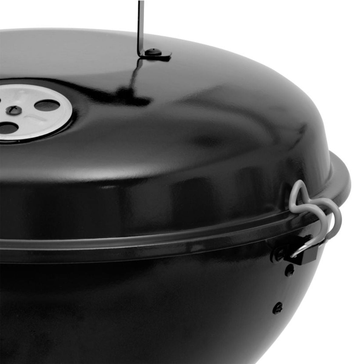 Gratar cu capac, pe carbuni, Strend Pro Niko BBQ, Ø37 cm, otel vopsit, portabil, 7, hectarul.ro