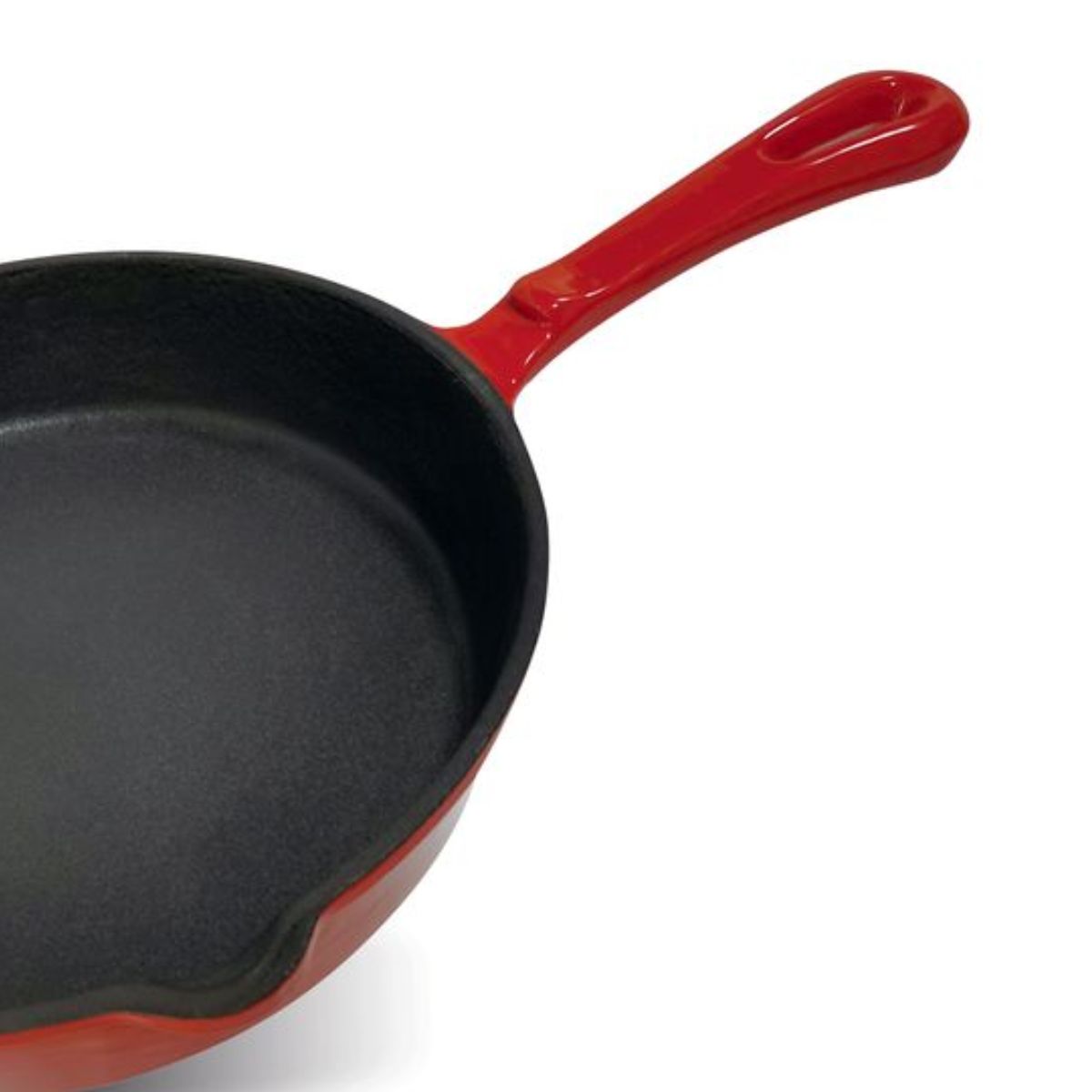 Tigaie rosie din fonta emailata Ø27 cm Enamel Line MagicHome, 2, hectarul.ro