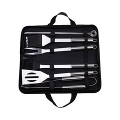 Set ustensile gratar 12 piese Strend Pro Grill inox in geanta transport