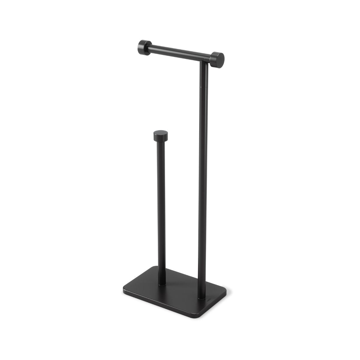Suport pentru role de hartie, negru, din otel galvanizat, 20 x 12 x 52 cm, Cappa Umbra, 3, hectarul.ro