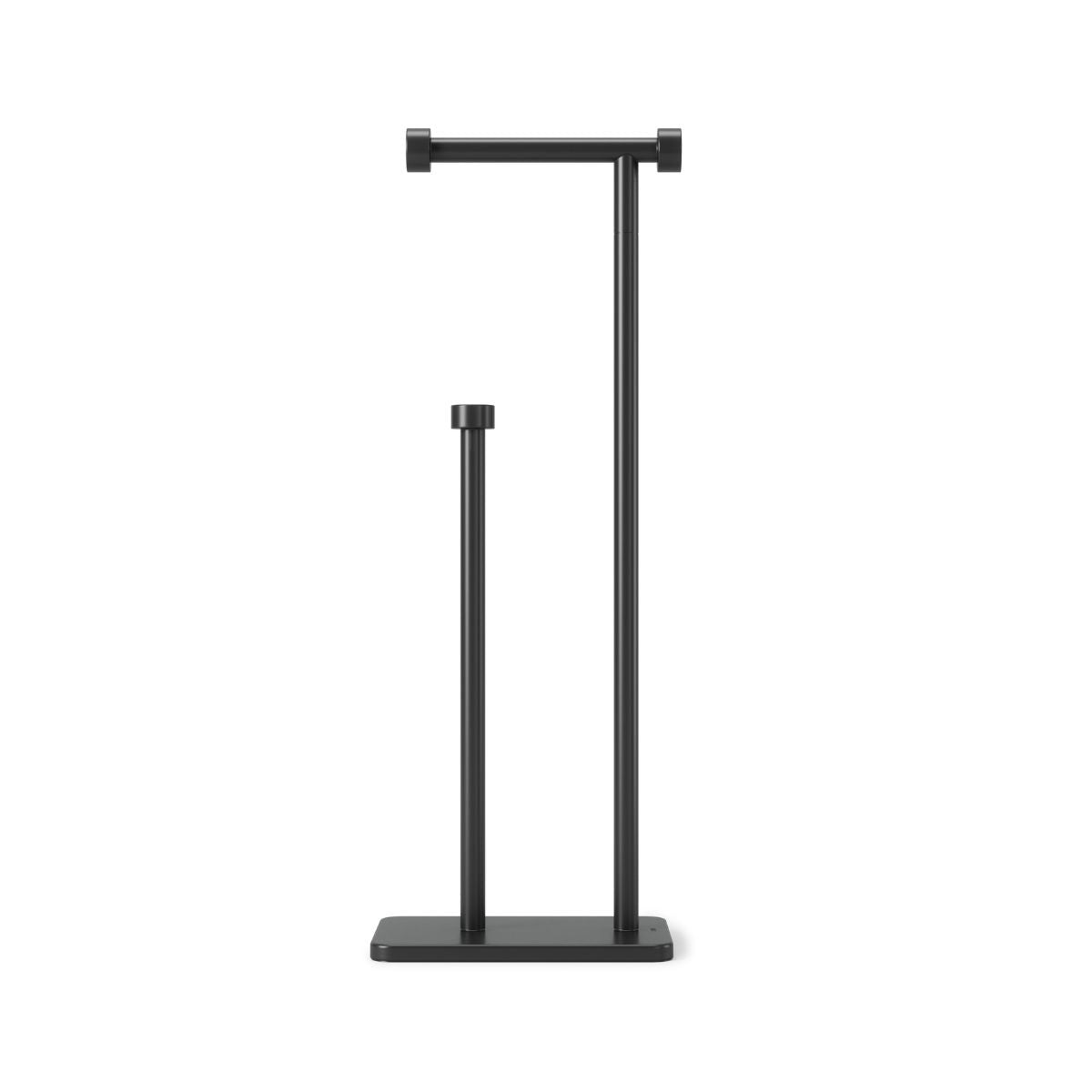 Suport pentru role de hartie, negru, din otel galvanizat, 20 x 12 x 52 cm, Cappa Umbra, 4, hectarul.ro