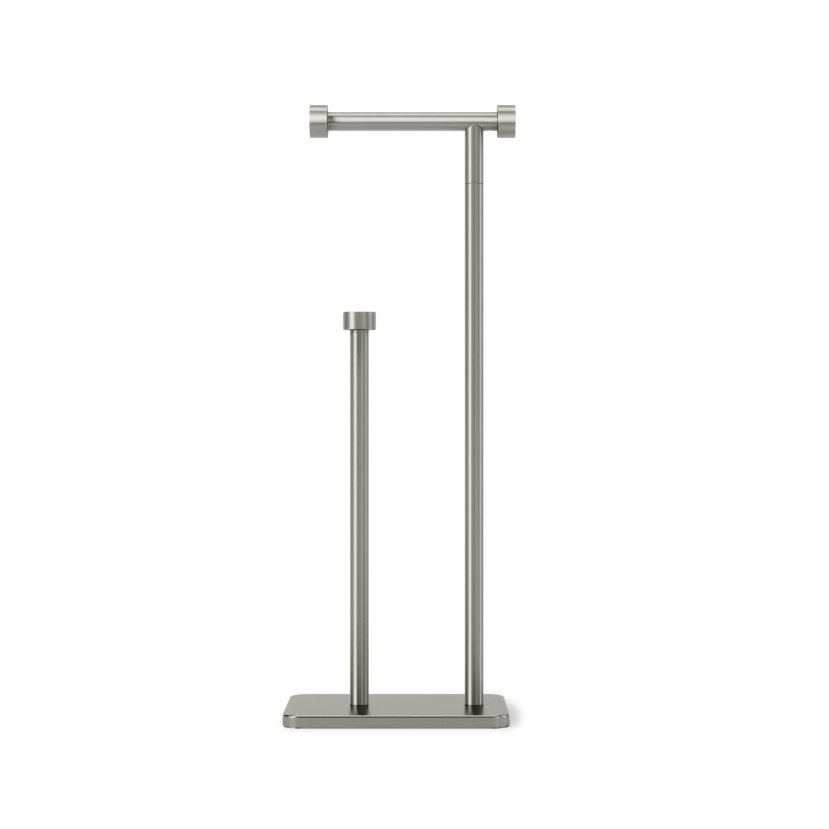 Suport pentru role de hartie, argintiu, din otel galvanizat, 20 x 12 x 52 cm, Cappa Umbra, 4, hectarul.ro