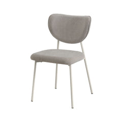 Scaun dining stivuibil Forum, bej-taupe, material textil si cadru metalic