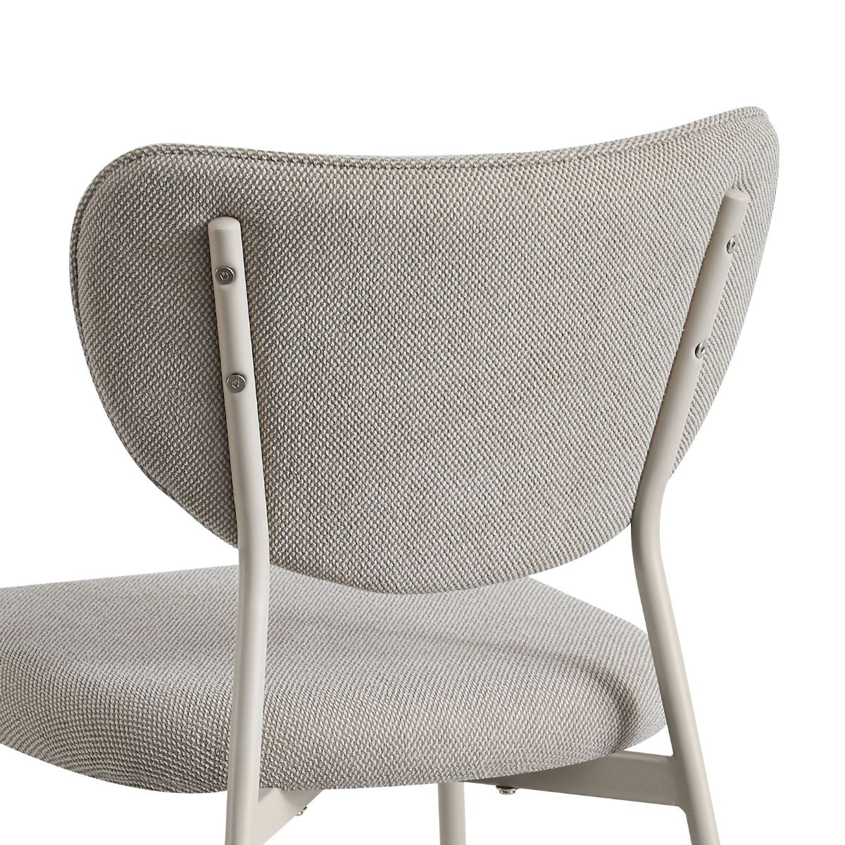 Scaun dining stivuibil Forum, bej-taupe, material textil si cadru metalic, 5, hectarul.ro
