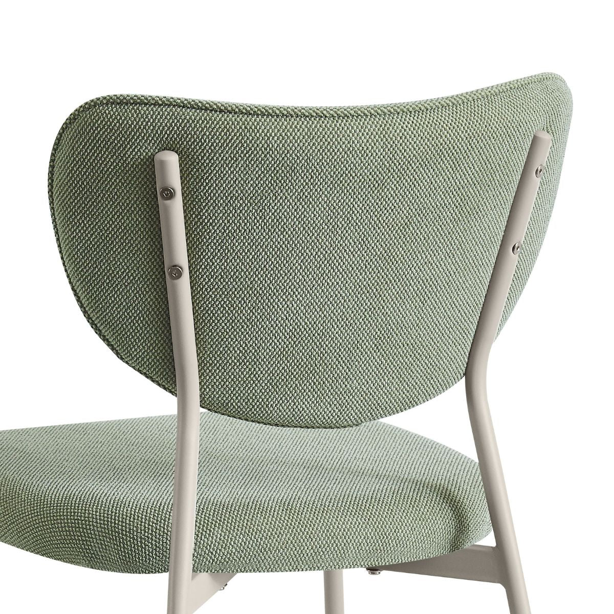 Scaun dining stivuibil Forum, verde, material textil si cadru metalic, 5, hectarul.ro