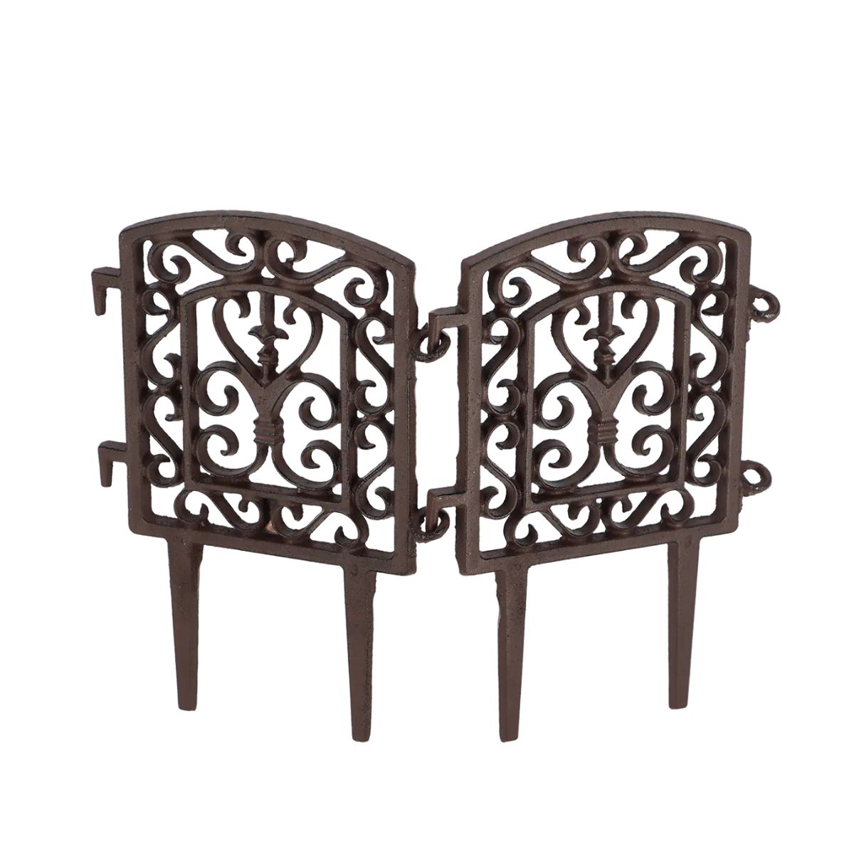 Gard decorativ din otel turnat 20x28cm Esschert, 3, hectarul.ro