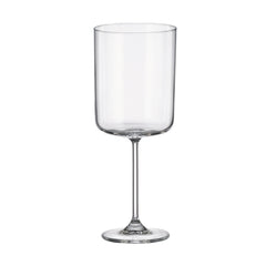 Set de 6 pahare pentru vin rosu, transparent, din cristal de Bohemia, 400 ml, Anita Red Wine