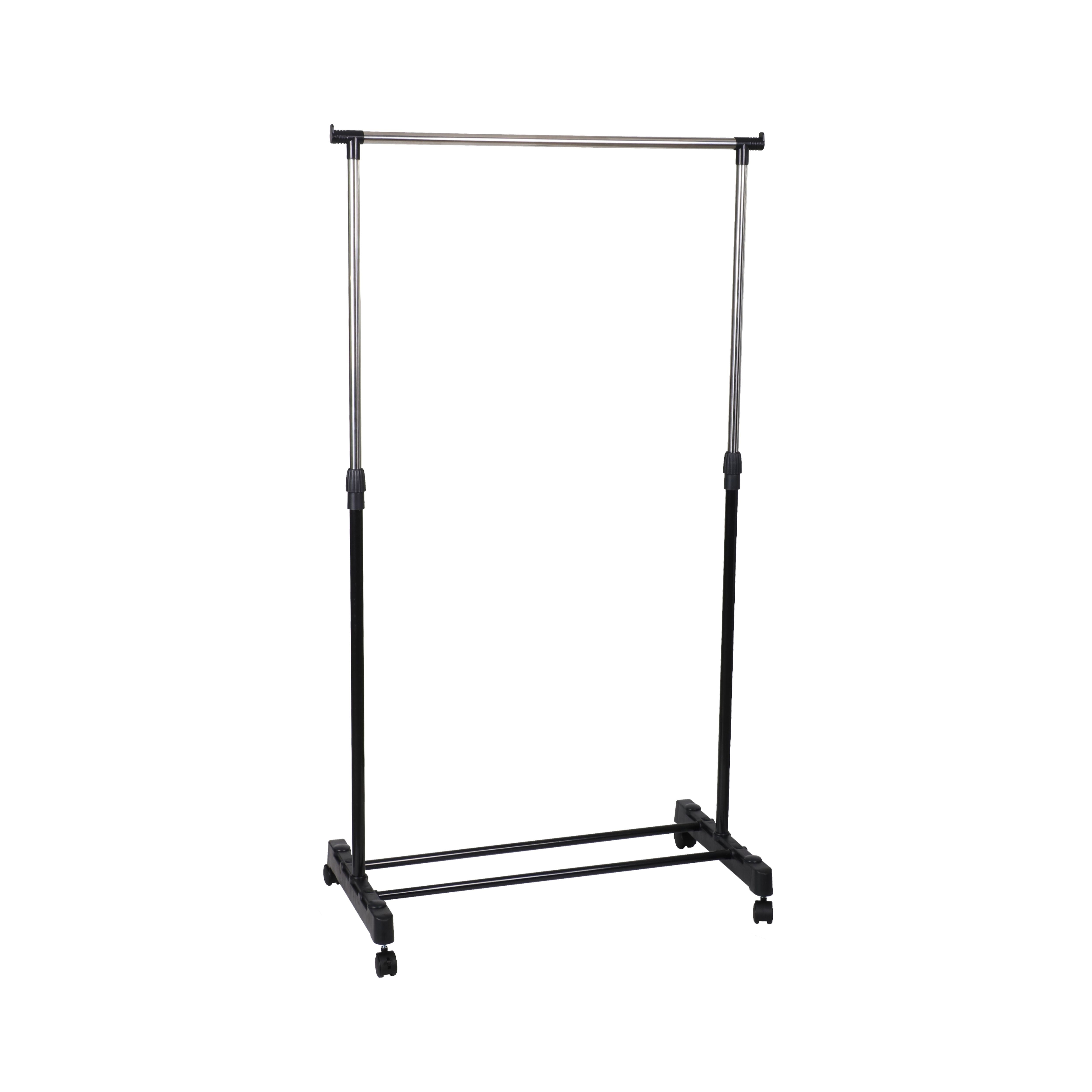 Suport haine simplu mobil 80x42 x 95-165 cm Urban Living, 1, hectarul.ro
