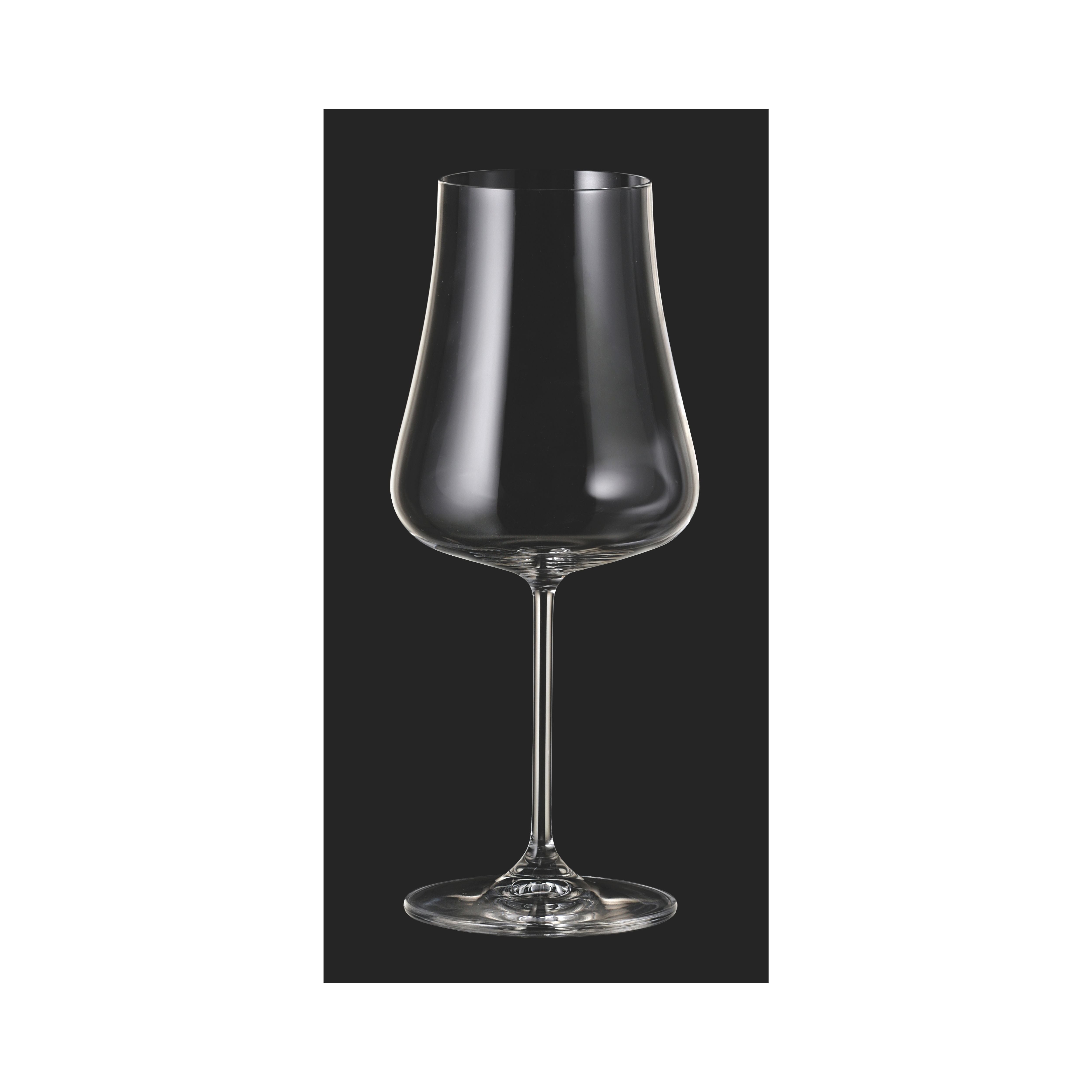 Set de 6 pahare pentru vin rosu, din cristal de Bohemia, 510 ml, Aira Red Wine, 4, hectarul.ro