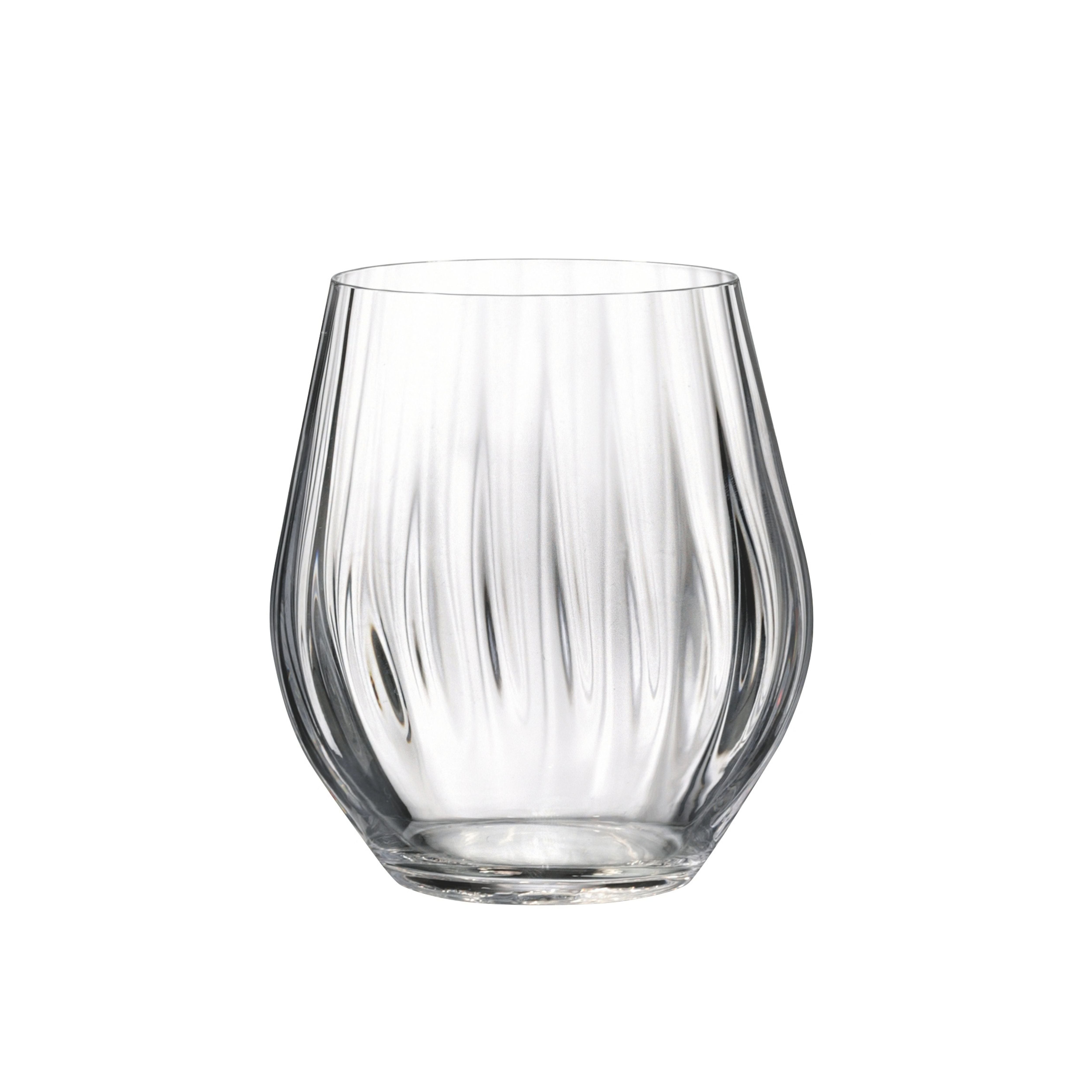 Set de 6 pahare pentru apa, din cristal de Bohemia, 500 ml, Waterfall Tumbler, 1, hectarul.ro
