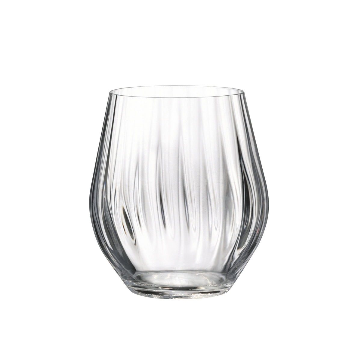Set de 6 pahare pentru apa, din cristal de Bohemia, 500 ml, Waterfall Tumbler