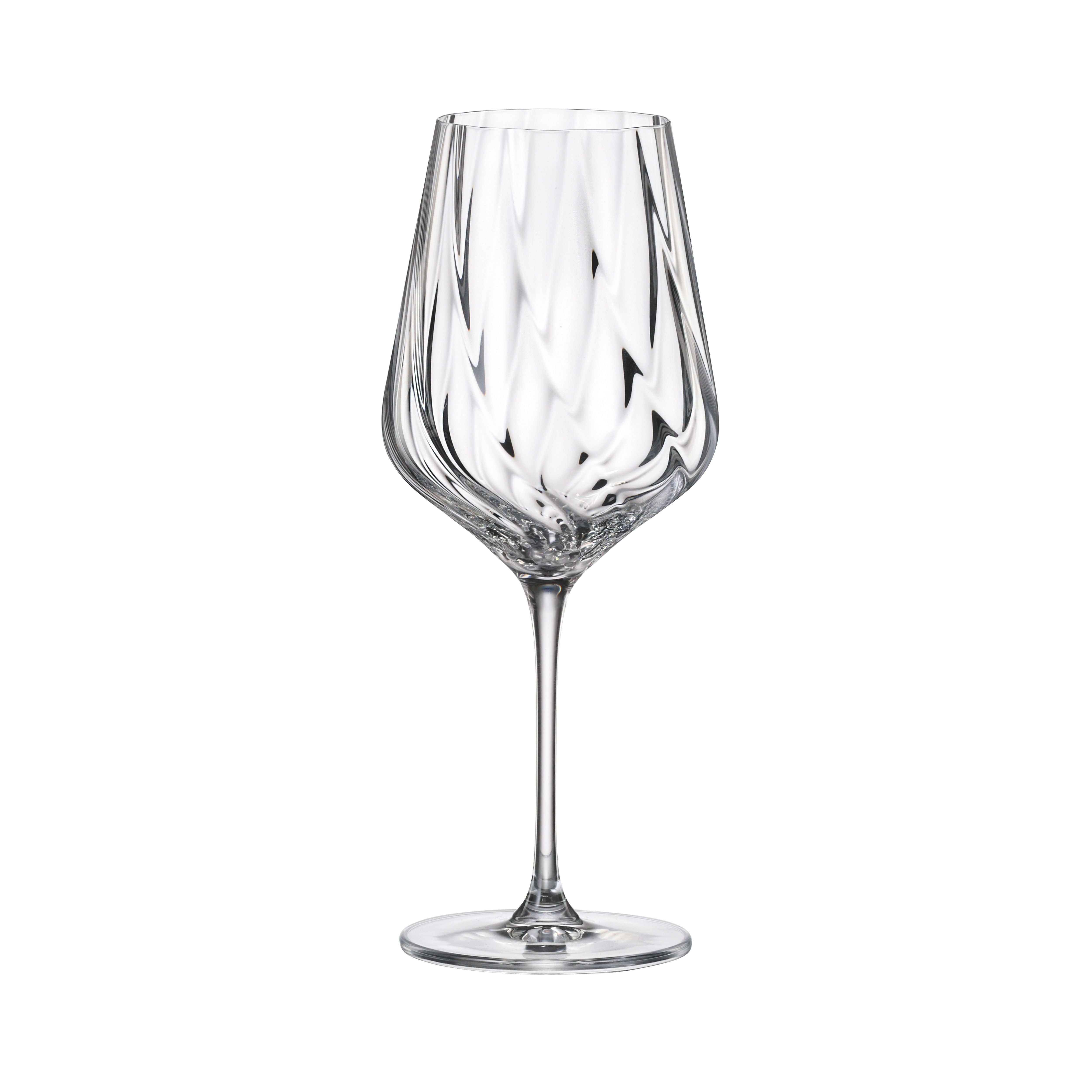 Set de 6 pahare pentru vin rosu, din cristal de Bohemia, 620 ml, Crystal Winestar Spirale, 1, hectarul.ro