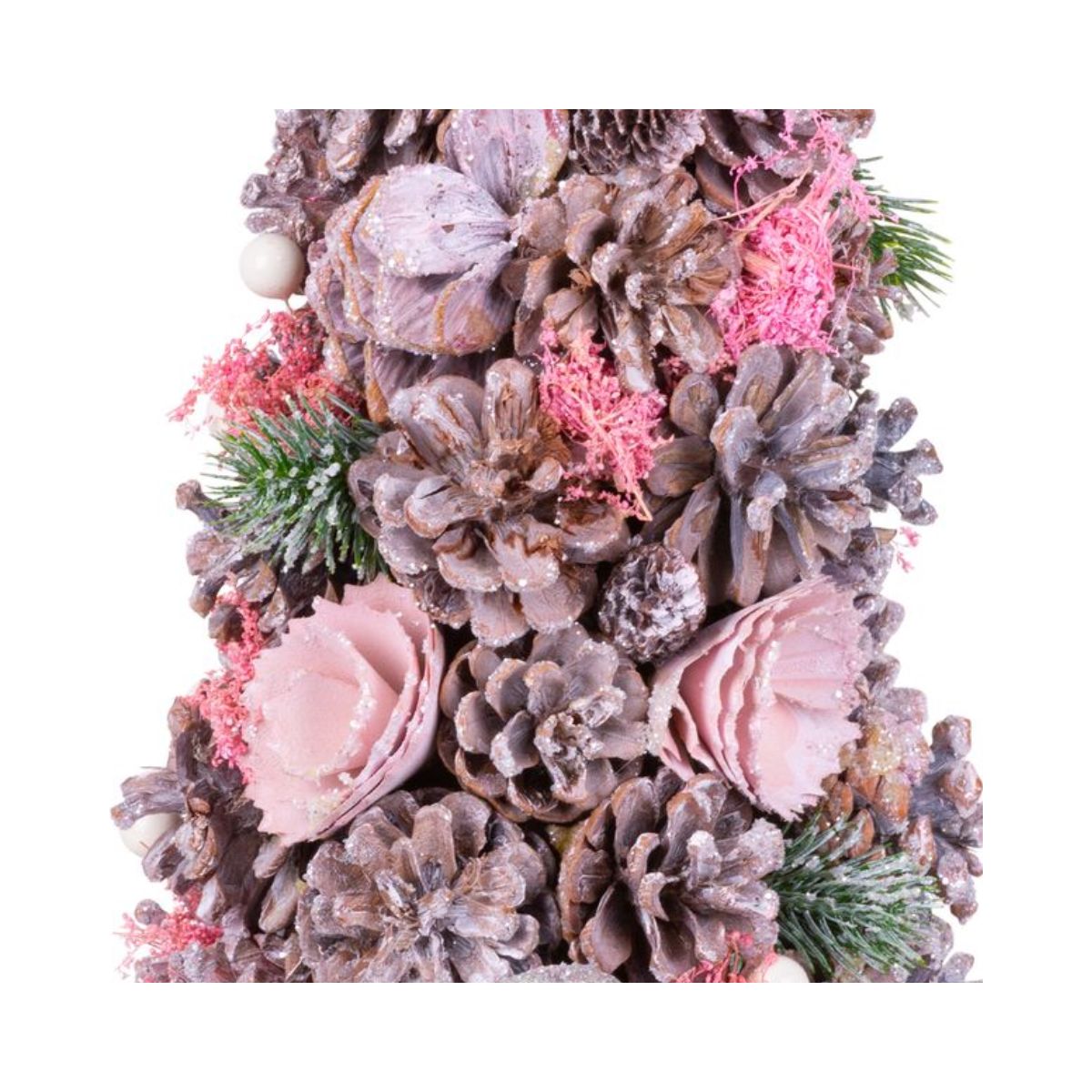 Decoratiune 40 cm Bradut de Craciun MagicHome, impodobit, multicolor, 2, hectarul.ro