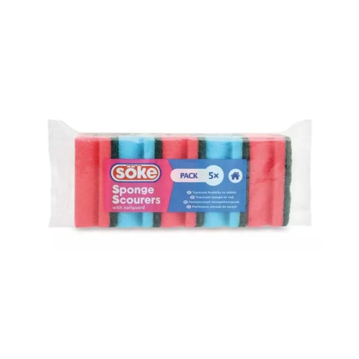 Set 5 bureti colorati 6,5 x 8,5 cm Soke Spontex, 1, hectarul.ro