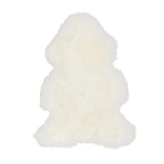 Blana naturala de oaie Texel, M (70-90 cm), culoare alba