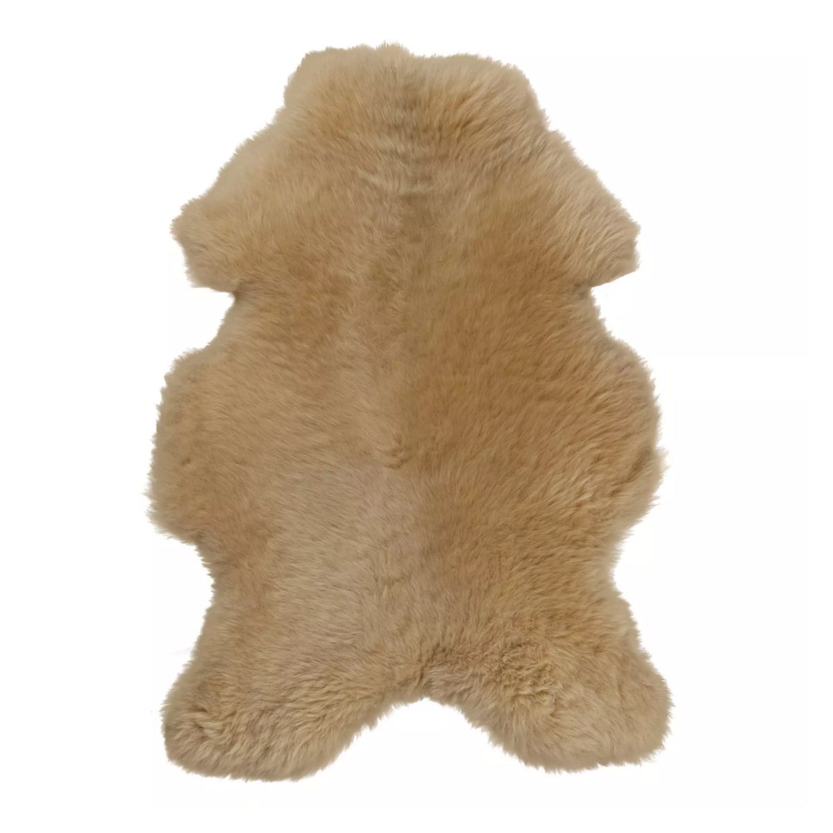 Blana naturala de oaie Texel, XL (90-110 cm), colorata Bej