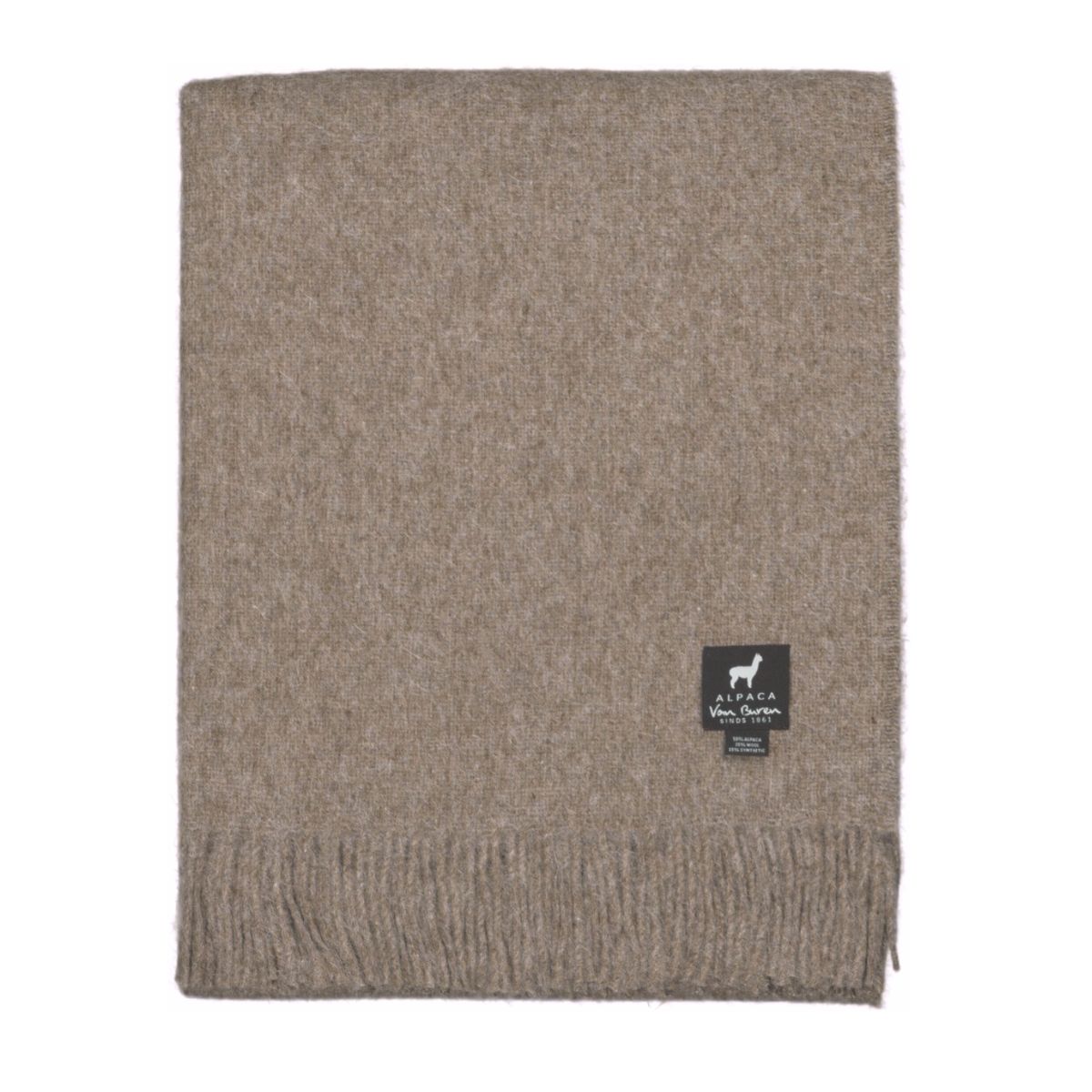 Patura din lana Alpaca, 200x150 cm, bej, 1, hectarul.ro