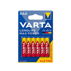 Set 4+2 baterii Varta Longlife Max Power AAA BLI 4+2 4703101436