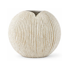 Vaza alba din polirasina 34.6 cm Nature Wood Yazhi