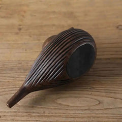 Decoratiune pasare maro din polirasina 11 cm Animal Yazhi