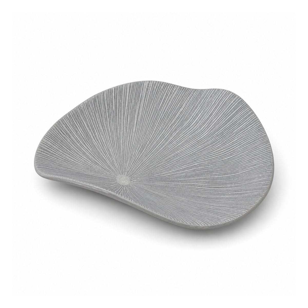 Platou decorativ gri din polirasina 41 cm Sunshine Yazhi, 1, hectarul.ro