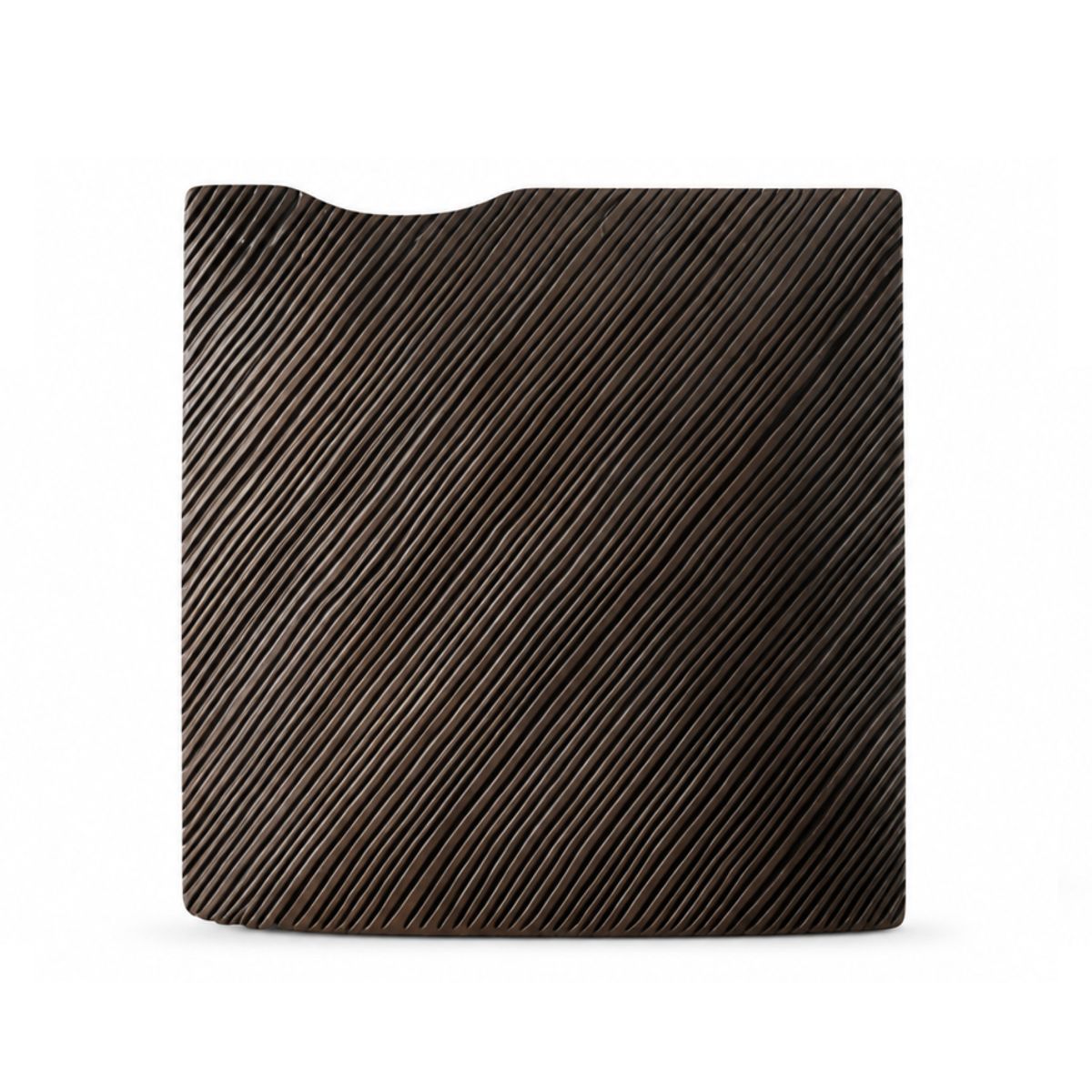 Vaza maro din polirasina 33.5 cm Straight Line Yazhi, 1, hectarul.ro