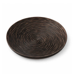 Platou decorativ din polirasina 39 cm Spiral Yazhi
