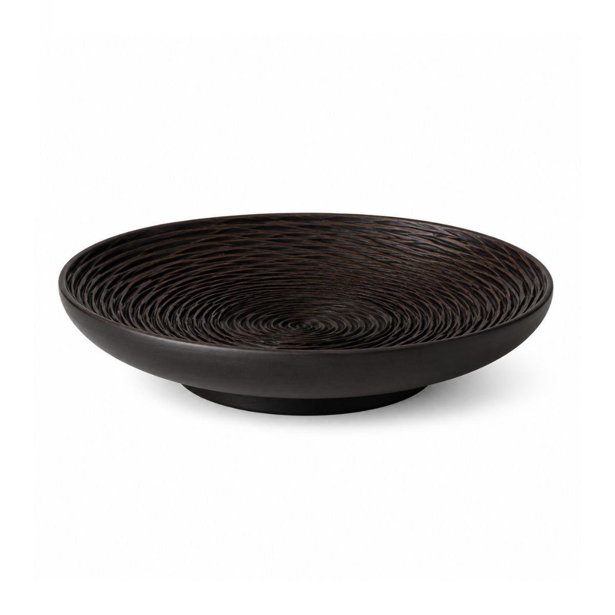 Platou decorativ din polirasina 29.5 cm Spiral Yazhi