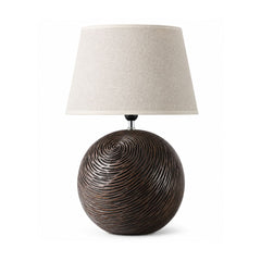 Veioza maro din polirasina Spiral Yazhi