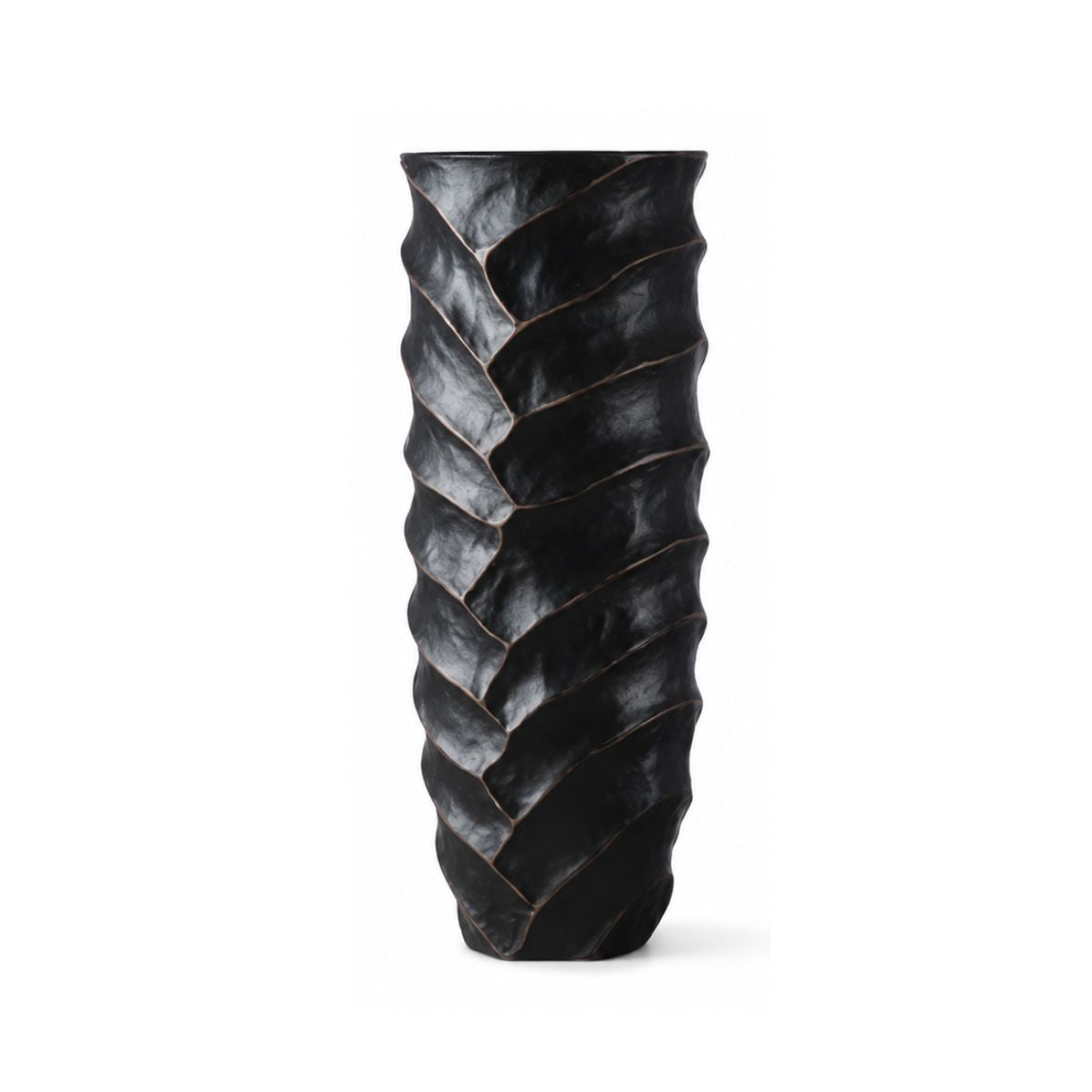Vaza maro din polirasina 51.5 cm Rough Wood Yazhi, 1, hectarul.ro