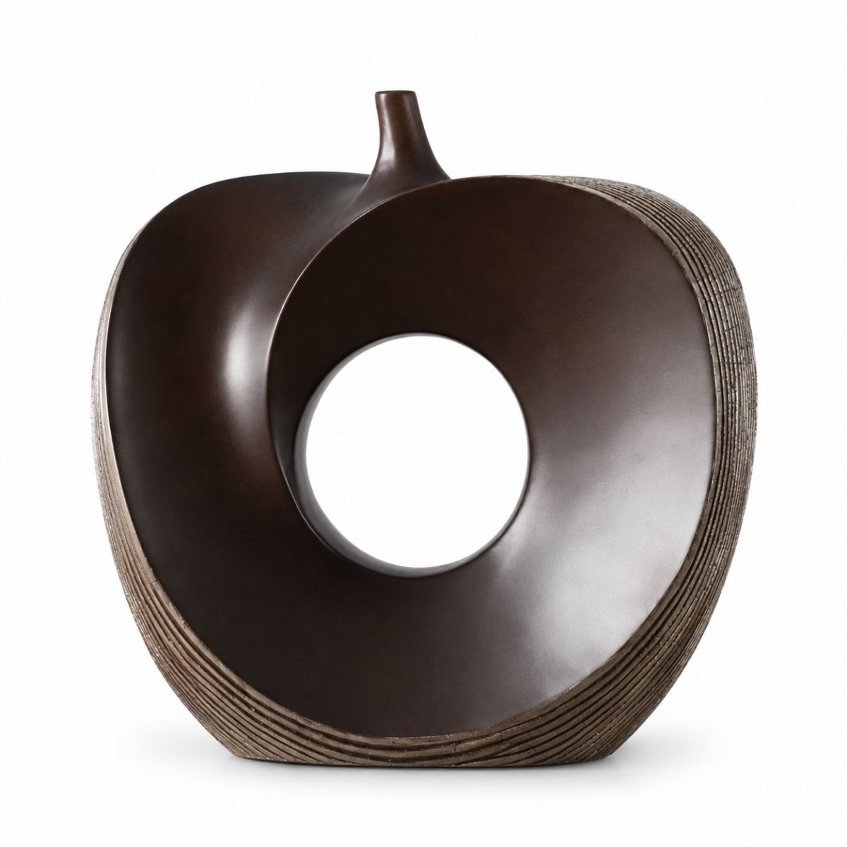 Decoratiune mar argintiu/maro din polirasina 41.5 cm Yazhi, 1, hectarul.ro