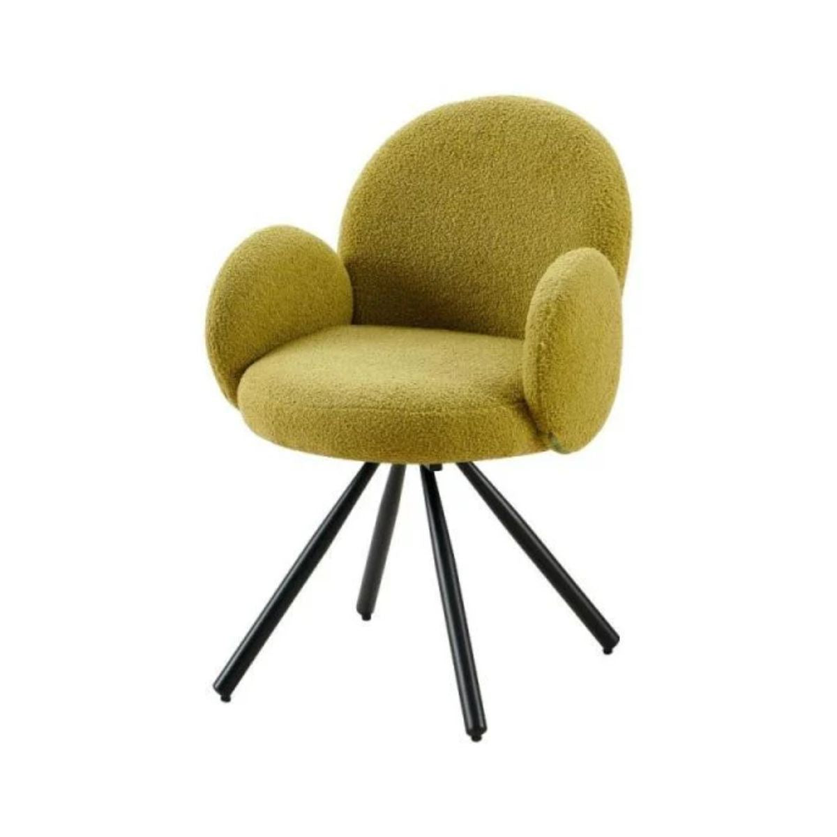 Pachet 3+1 Scaun rotativ verde Teddy DC-71