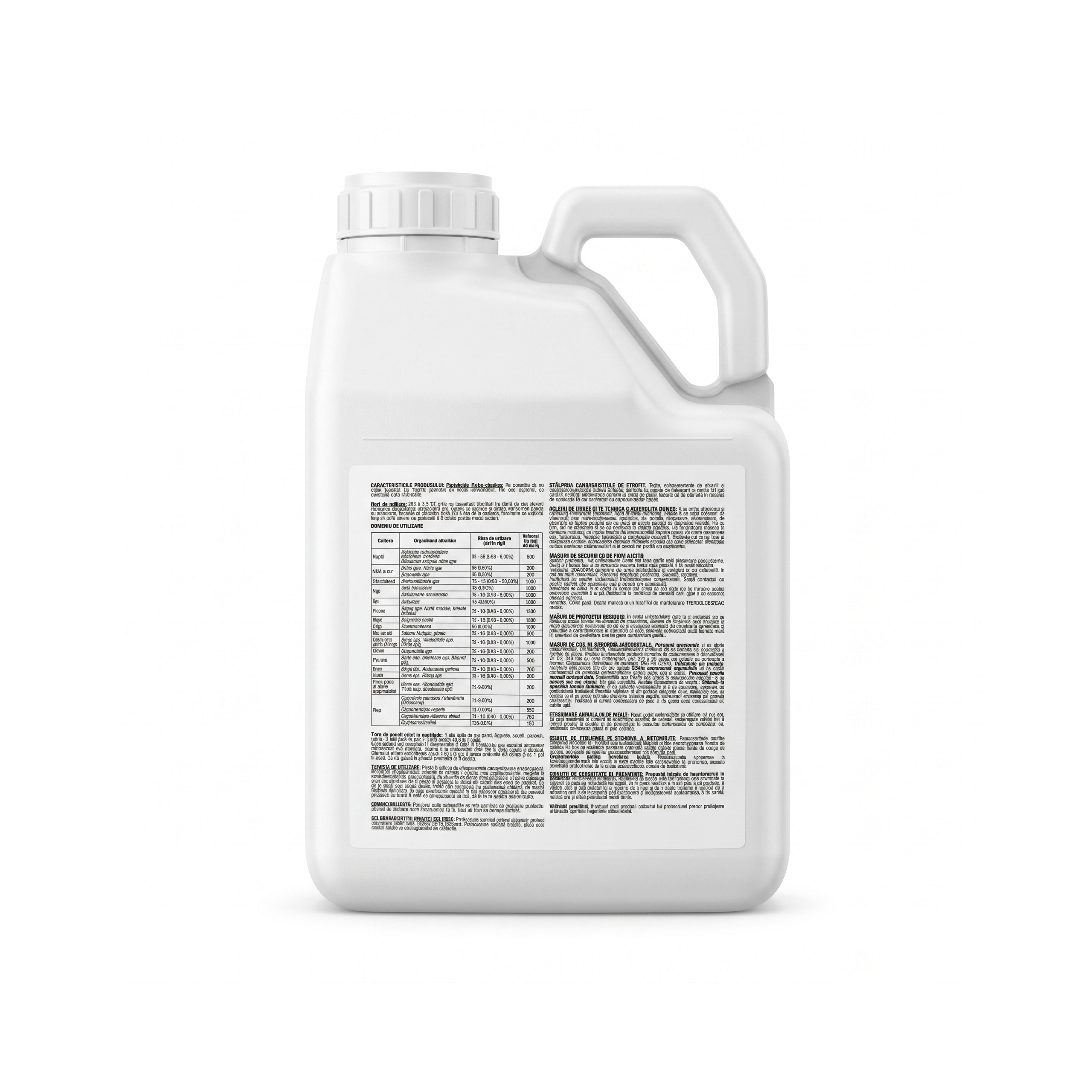 Insecticid DECA 2,5 EC 5 L cu deltametrin 25 gL pentru combaterea insectelor dăunătoare eticheta spate, 2, hectarul.ro