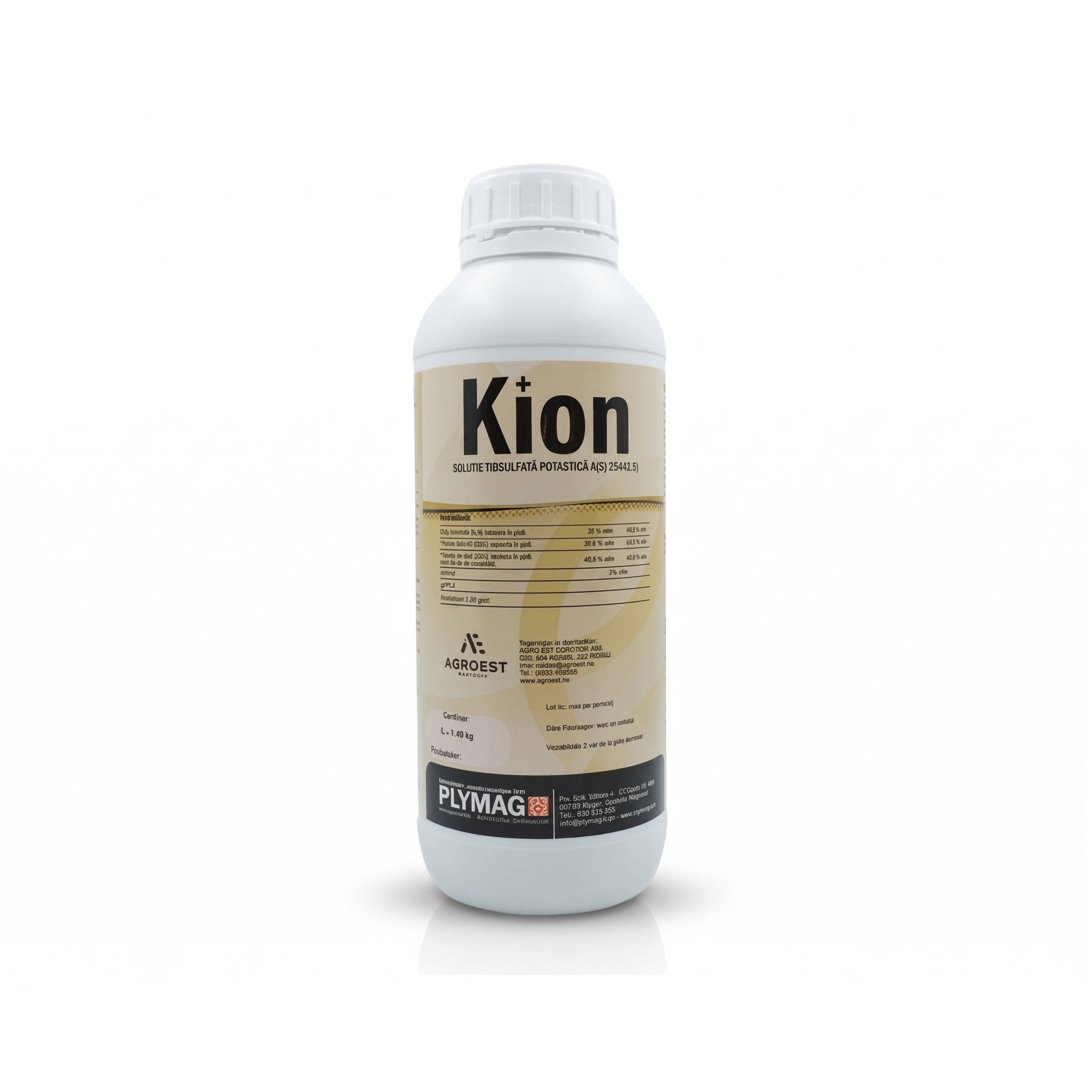 Fertilizant Kion 1 L cu potasiu și sulf pentru coacerea și calitatea fructelor, 1, hectarul.ro