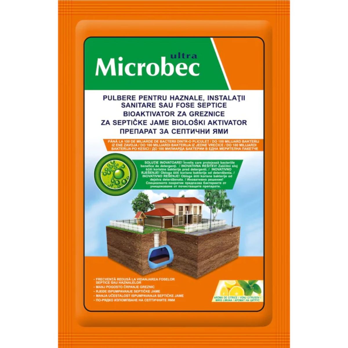 BROS Microbec tratament pentru fose septice 25G