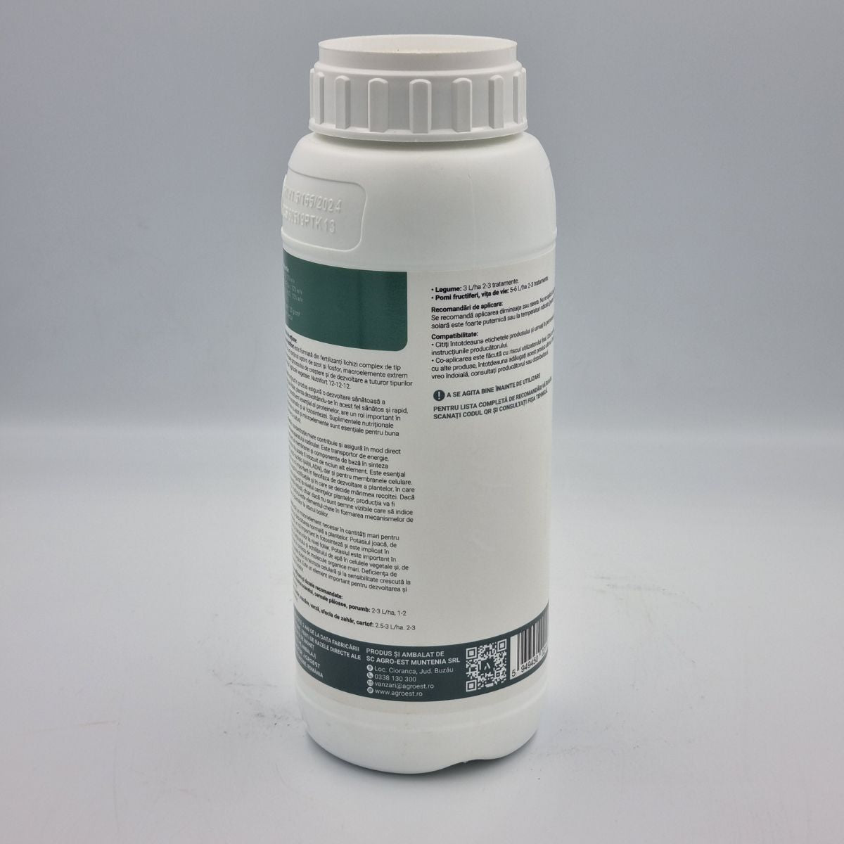 Fertilizant foliar, NUTRIFORT 12-12-12, 1 L