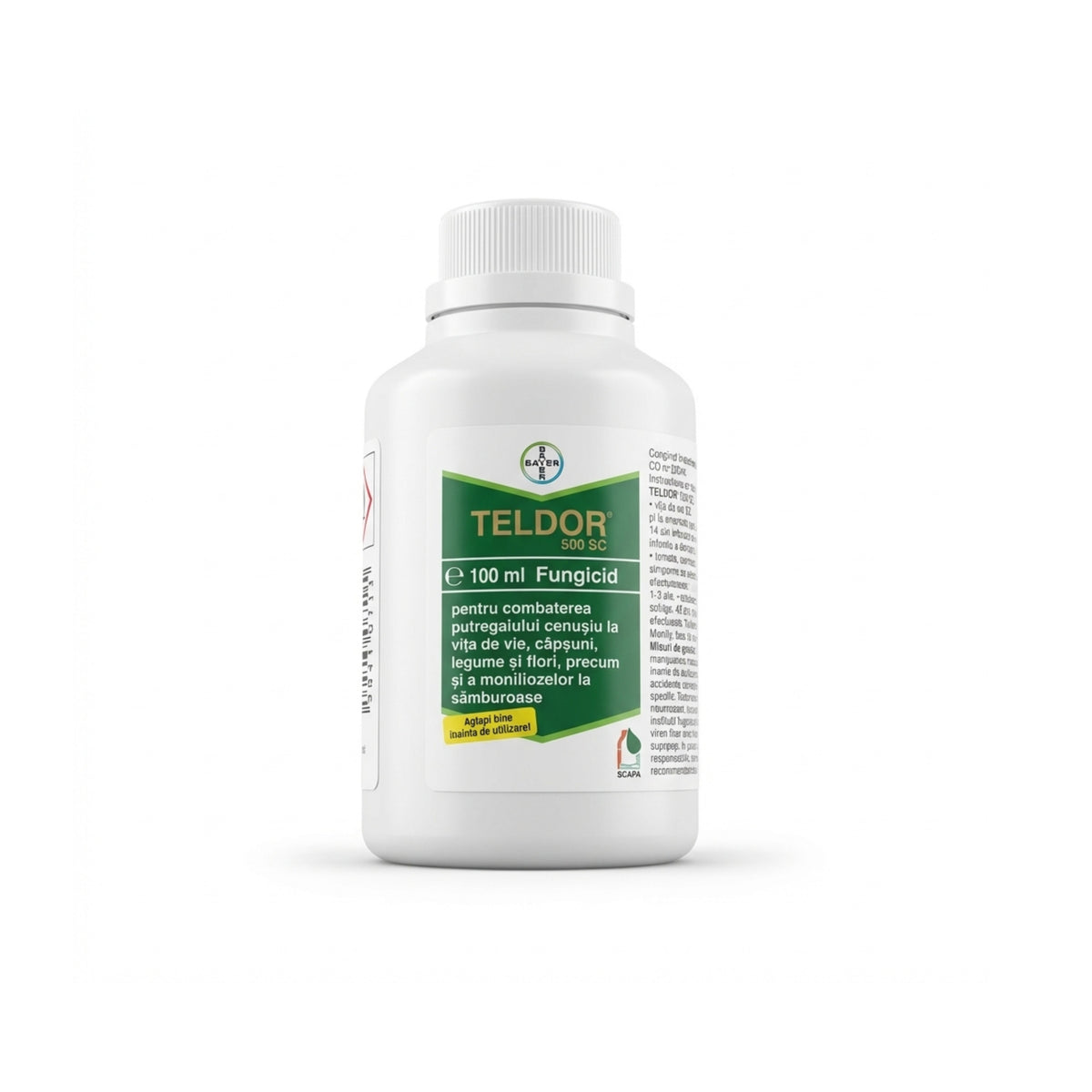 Fungicid pentru tomate, vita de vie si pomi fructiferi, 100 ML, Teldor 500 SC, BAYER