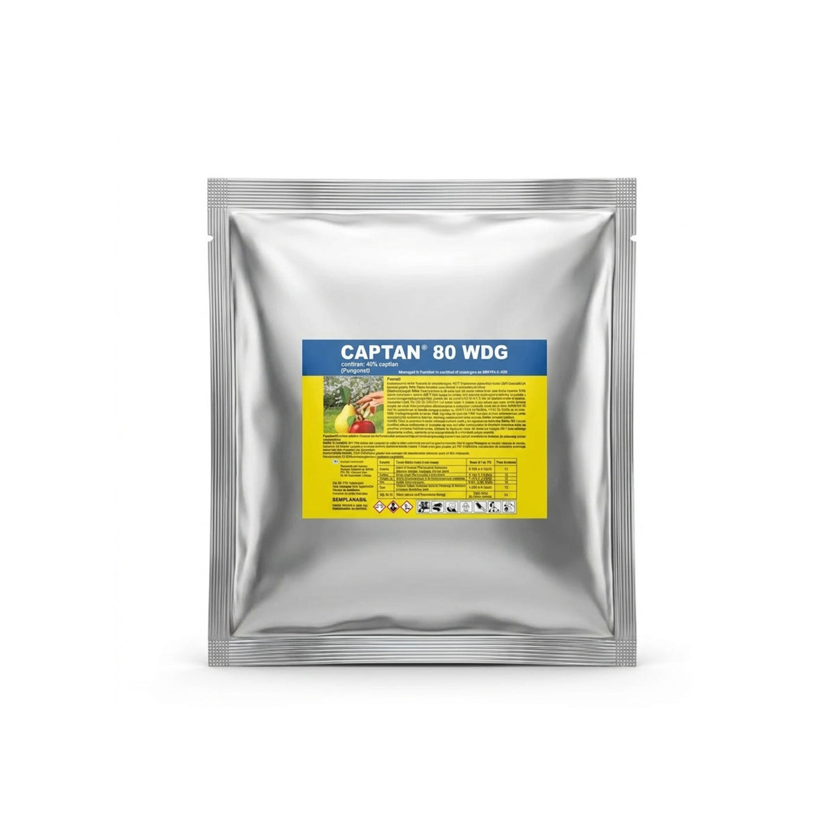 Fungicid pentru vita de vie, mar, castraveti, ceapa, prun si tomate, 500 grame, Captan 80 WDG, UPL AGRICULTURAL