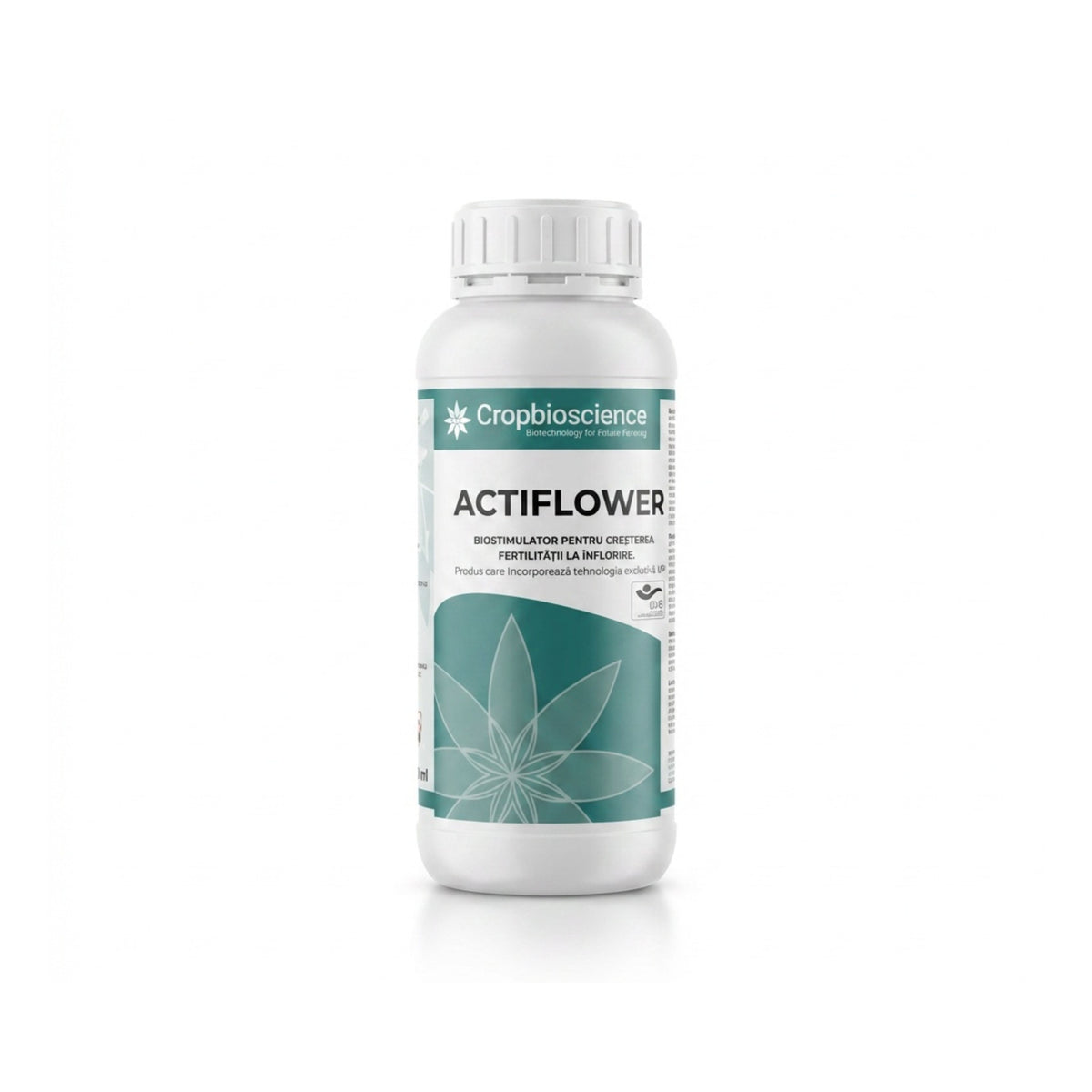 Biostimulator ecologic Actiflower 0,5 L cu polifenoli bor și molibden pentru înflorire polenizare și fructificare