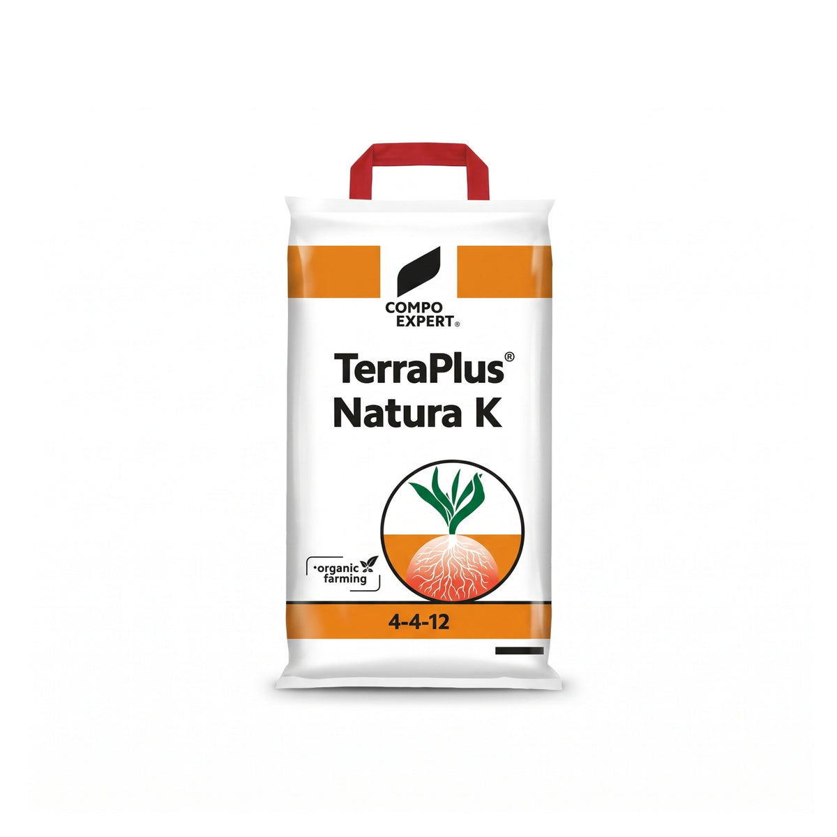 TerraPlus Natura K 4-4-12 25 kg îngrășământ organic granulat pentru agricultura ecologică