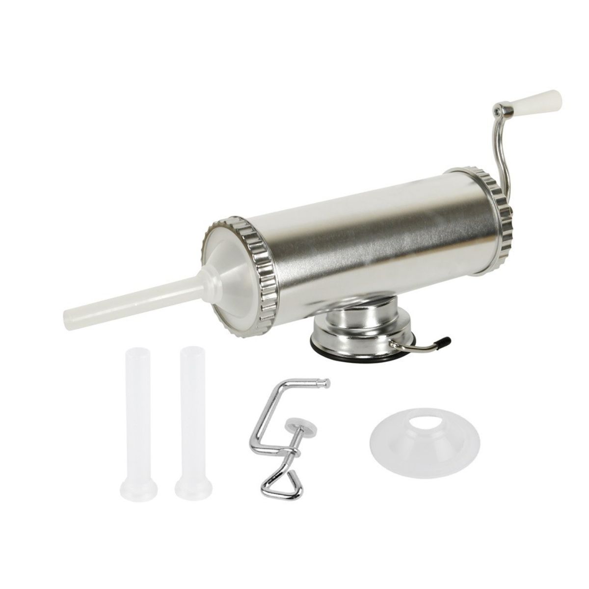 Aparat pentru umplut carnati, din inox, orizontal, 2.50 kg, Grunberg GR746, 1, hectarul.ro