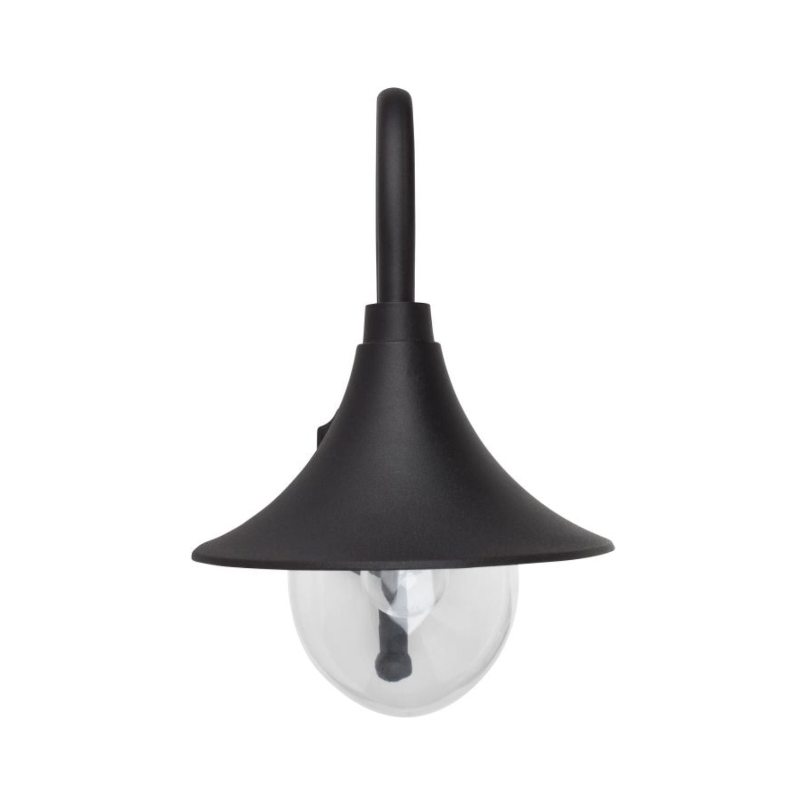 Aplica neagra din aluminiu si plastic Berna Brilliant