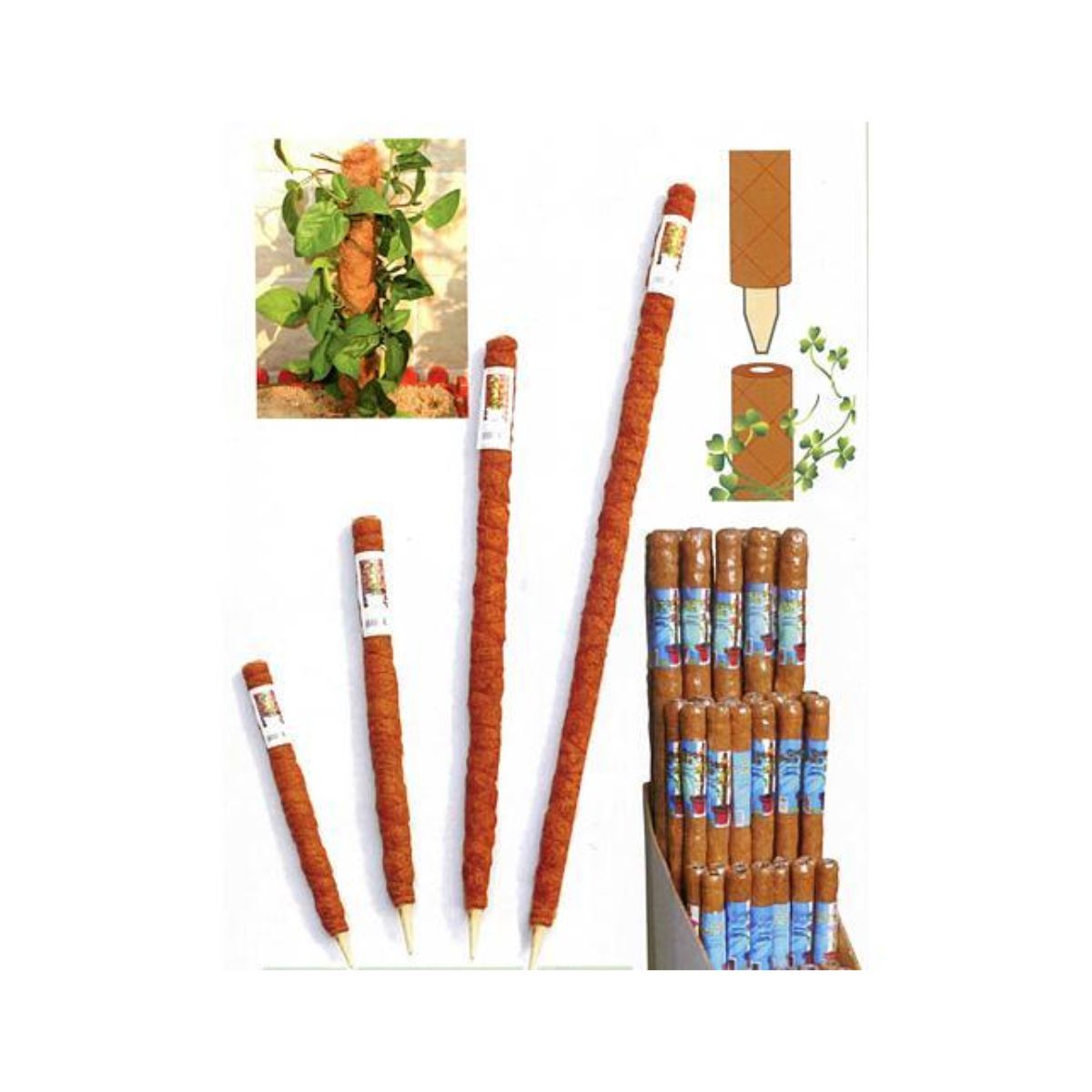 Arac spiralat pentru plante Garden COCO, 4,5x090 cm