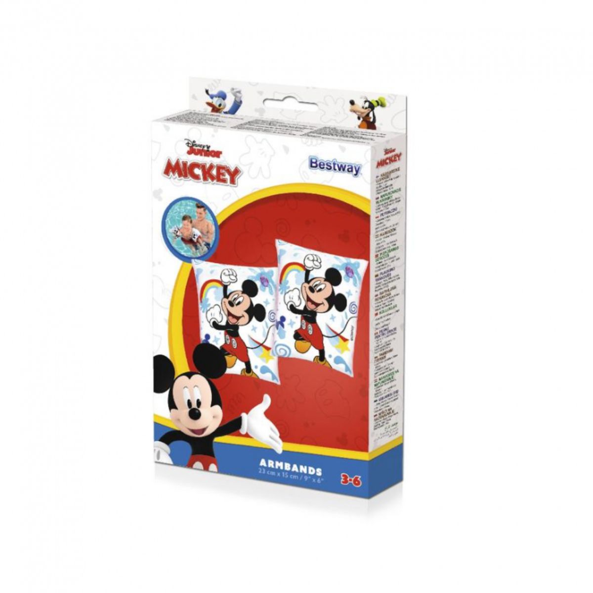 Aripioare gonfalbile Bestway 91002, Mickey&Friends 230x150 mm